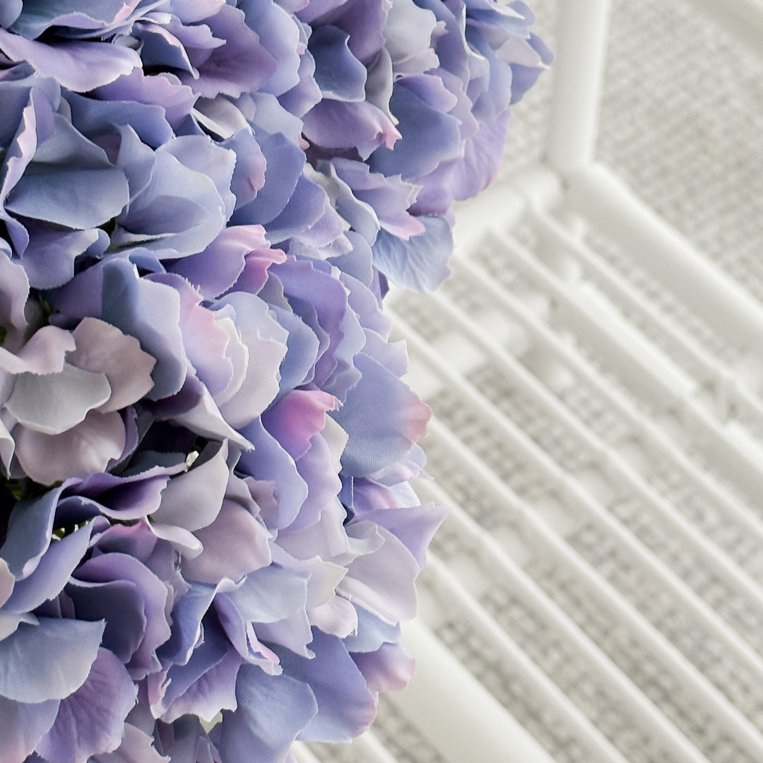 Hydrangea Stem Soft Touch 50cm Blue