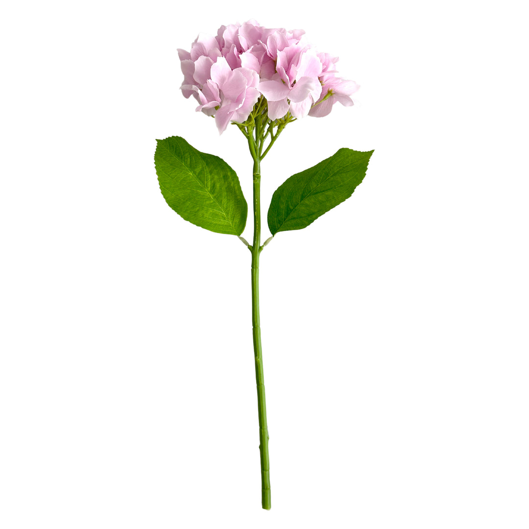 Hydrangea Stem Soft Touch 50cm Mid Pink