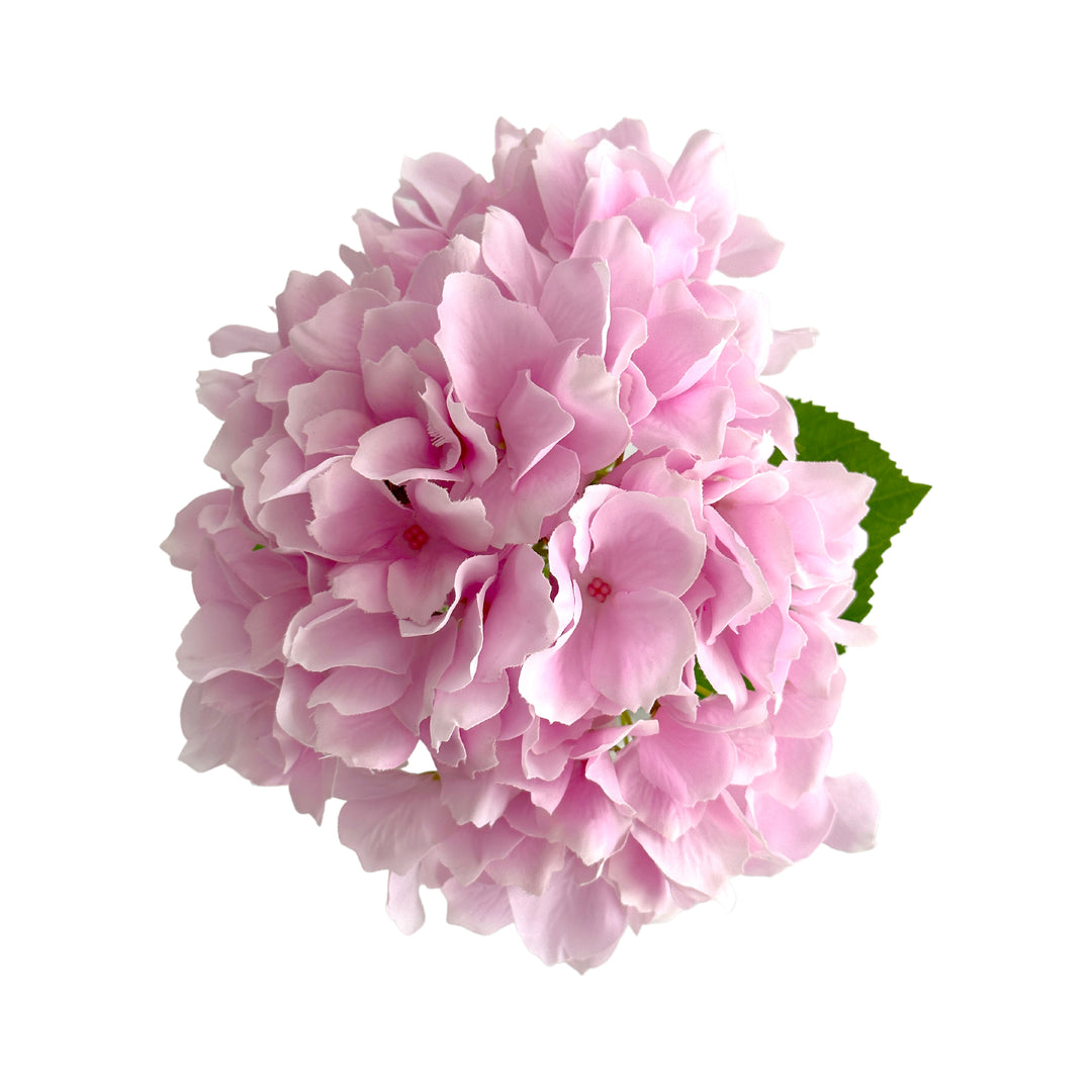 Hydrangea Stem Soft Touch 50cm Mid Pink