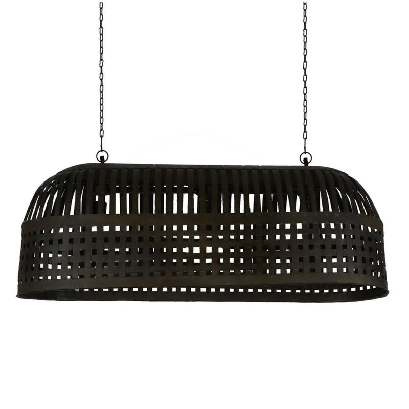 Beckett Ceiling Pendant Long Antique Black