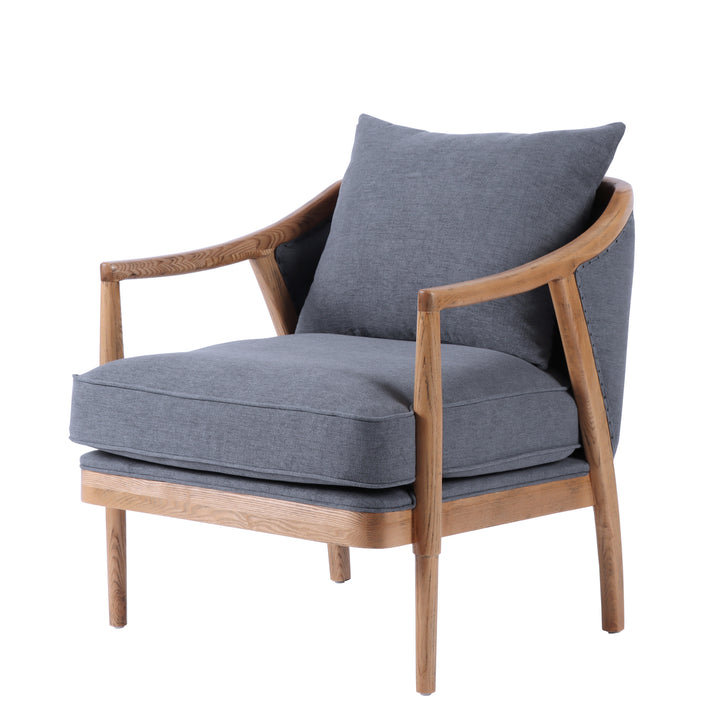 Asteria Oakwood Armchair Linen Blend