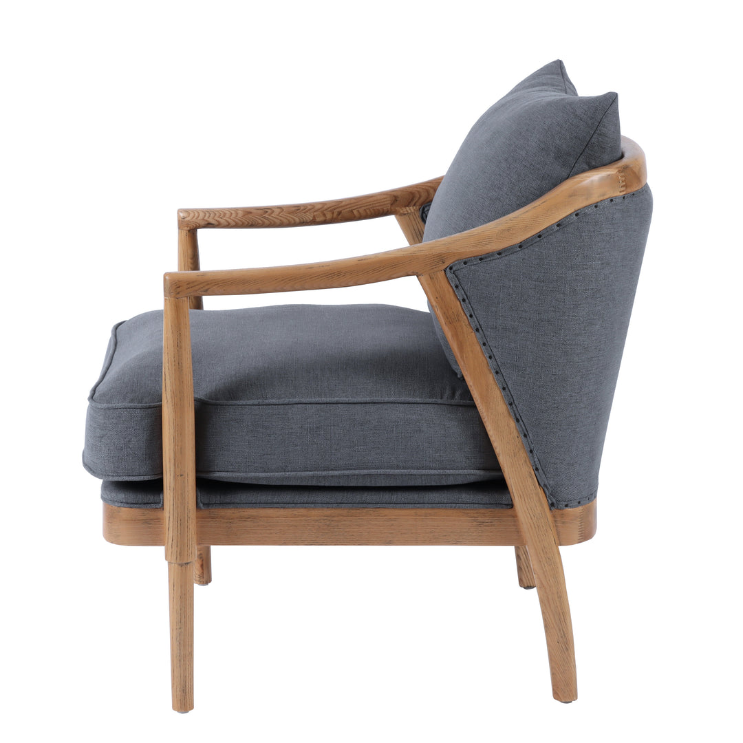 Asteria Oakwood Armchair Linen Blend