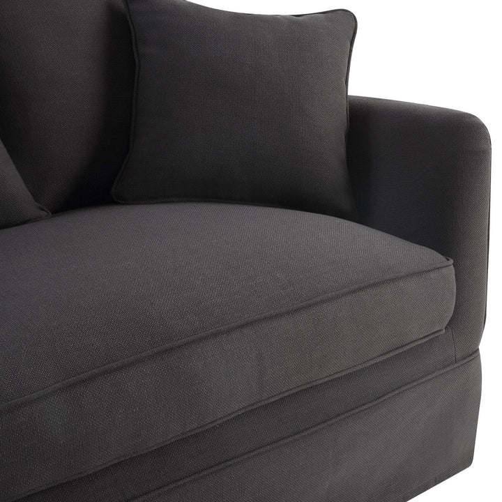 Noosa Hamptons 3 Seat Queen Sofa Bed Charcoal