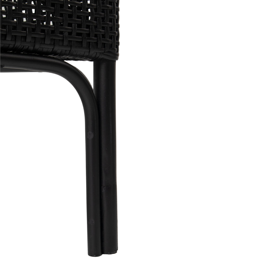 Victoria Hamptons Dining Chair Black