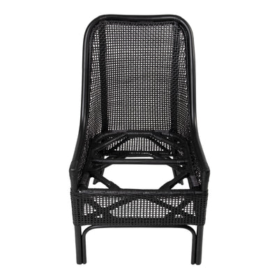 Victoria Hamptons Dining Chair Black