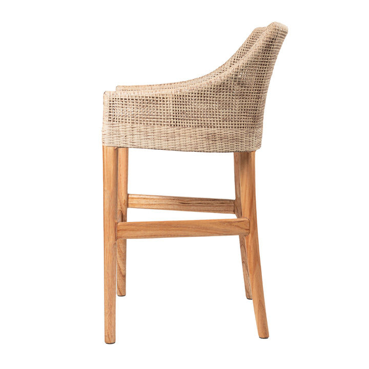 Charlotte Rattan Counter Stool Natural