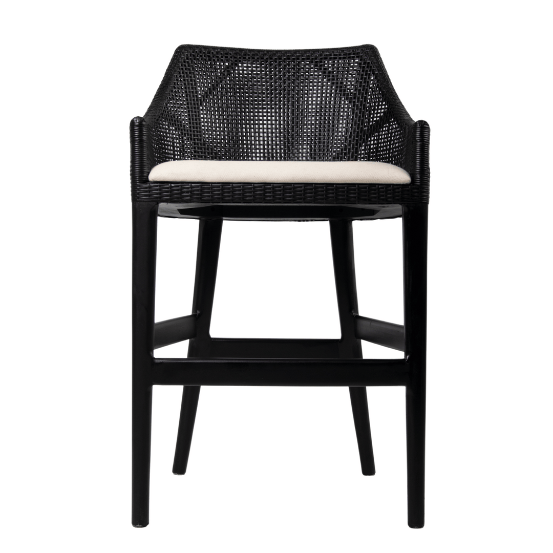 Charlotte Rattan Counter Stool