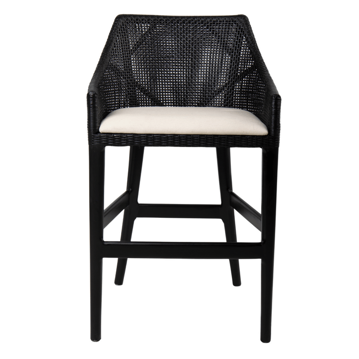 Charlotte Rattan Counter Stool