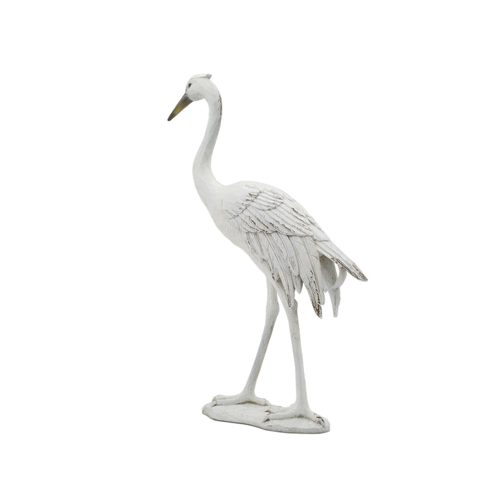 Elegant White Bird Statue H58cm