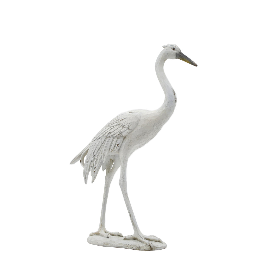 Elegant White Bird Statue H58cm