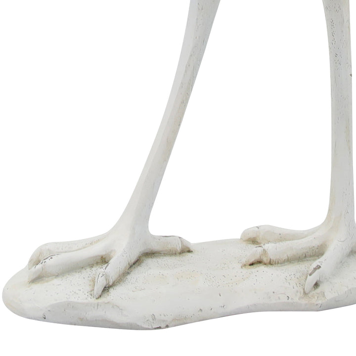 Elegant White Bird Statue H58cm