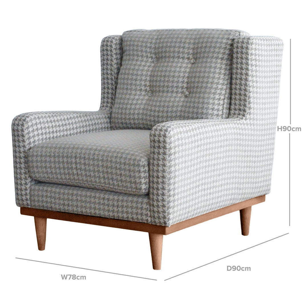 Peggy Armchair Taupe