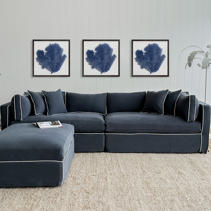 Slip Cover - Marbella Modular Sofa B Navy