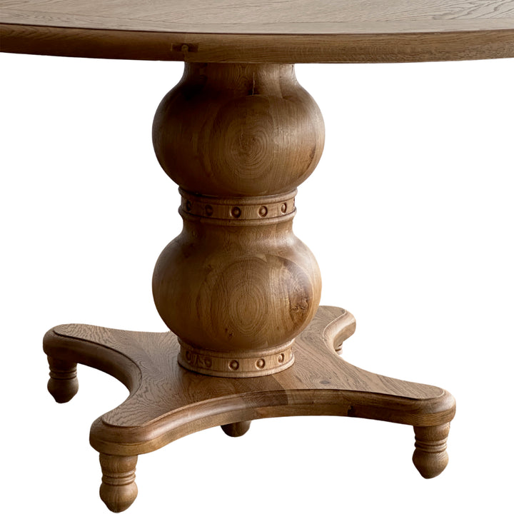 Verona Oakwood 150cm Dining Table Round