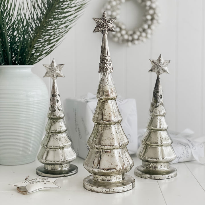 Noelle Antique Glass Christmas Tree 30cm