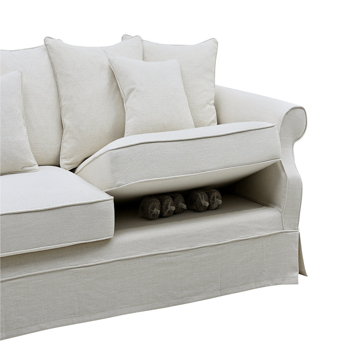 Slip Cover Only - Avalon Hamptons 3 Seat Sofa Ivory