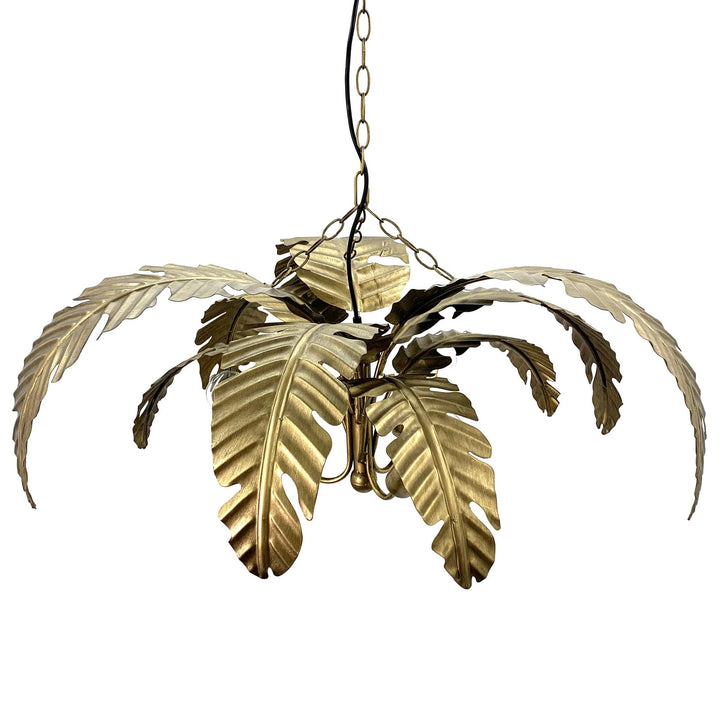 Azalea Iron Pendant Lamp Gold - OneWorld Collection