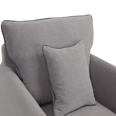 Byron Armchair Pebble Grey - OneWorld Collection