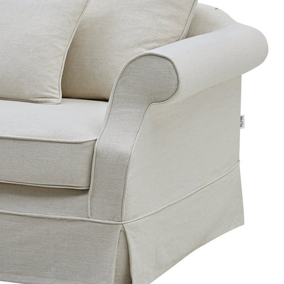 Avalon 3 Seat Sofa Ivory - OneWorld Collection