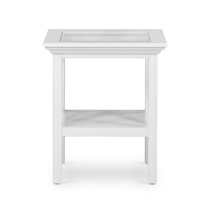 Sorrento Glass Top Side Table - OneWorld Collection