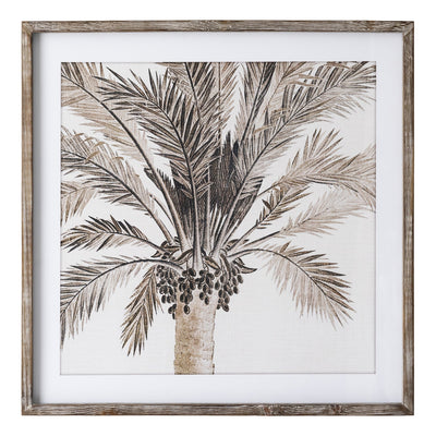 Tropea Beach Vintage Palms Set of 2 Wall Art - OneWorld Collection