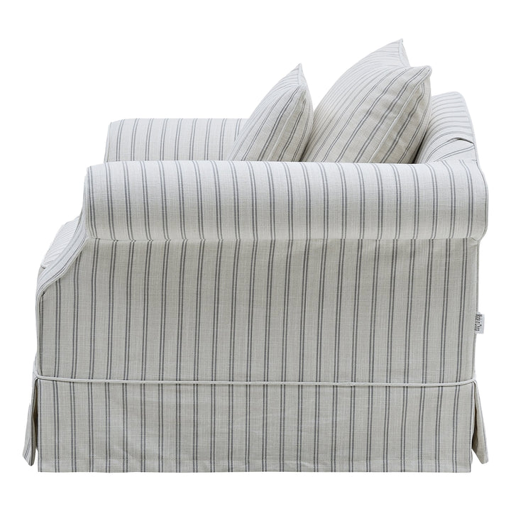 Avalon Hamptons Armchair Stone Stripe