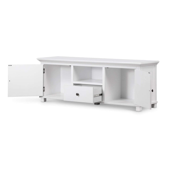 Sorrento Media Unit White - OneWorld Collection