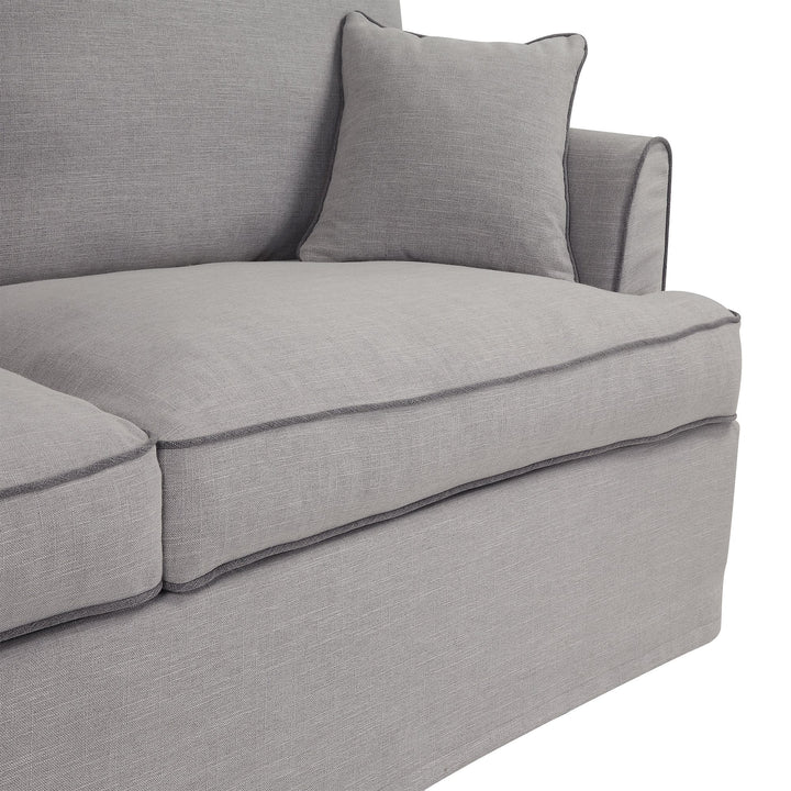 Byron 3 Seat Sofa Pebble Grey - OneWorld Collection