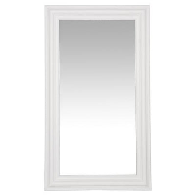 Sophie White Detailed Bevelled Mirror - OneWorld Collection