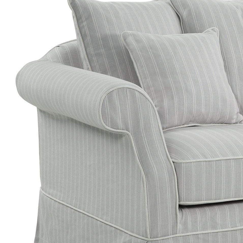 Avalon Hamptons 2 Seat Sofa Cloud Stripe