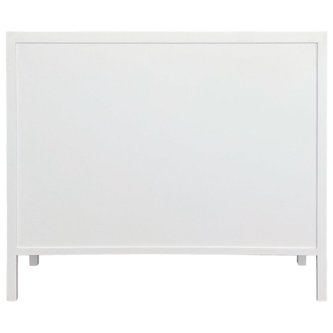 Santorini Dresser 3 Drawer White - OneWorld Collection