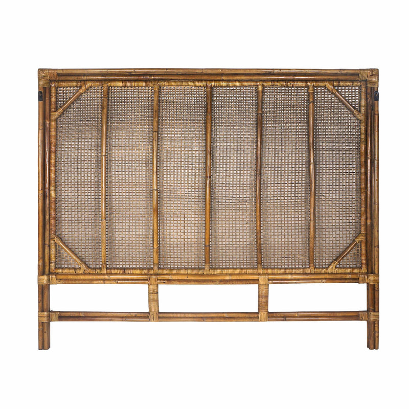 Cayman Rattan Bedhead Queen - OneWorld Collection