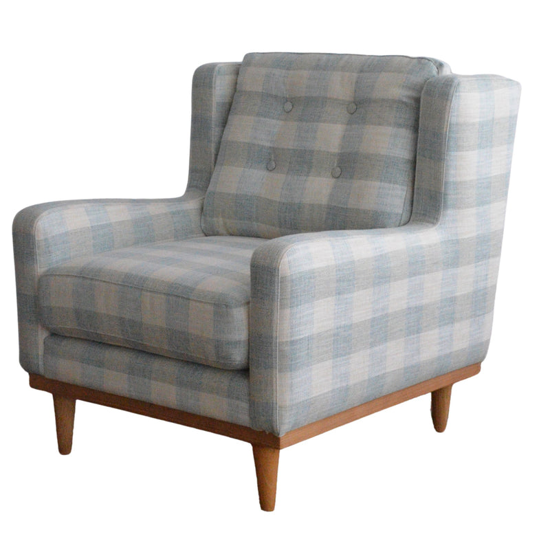Peggy Armchair Duck Egg Blue - OneWorld Collection