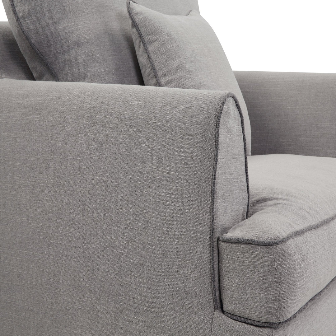 Byron Armchair Pebble Grey - OneWorld Collection