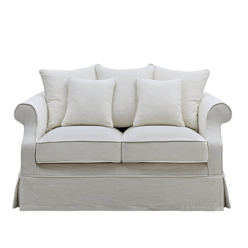 Avalon 2 Seat Sofa Ivory - OneWorld Collection