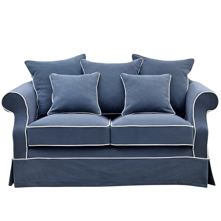 Avalon Hamptons 2 Seat Sofa Navy