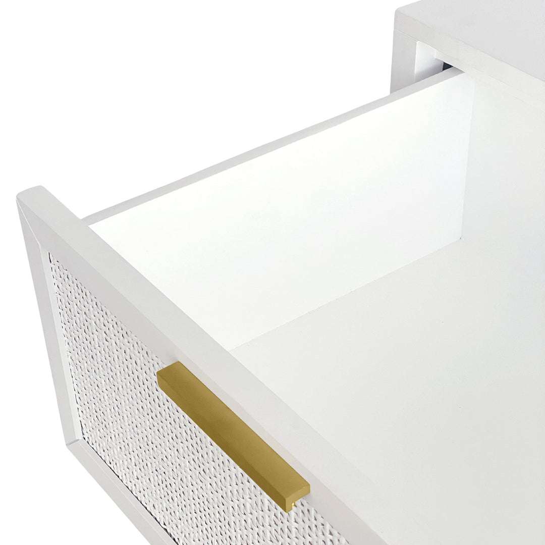 Santorini Dresser 3 Drawer White - OneWorld Collection