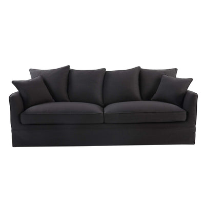 Noosa 3 Seat Queen Sofa Bed Charcoal - OneWorld Collection