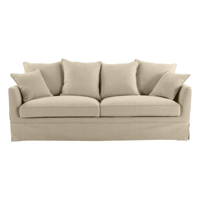 Noosa 3 Seat Queen Sofa Bed Beige - OneWorld Collection