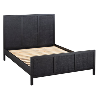 Santorini Queen Bed Black - OneWorld Collection