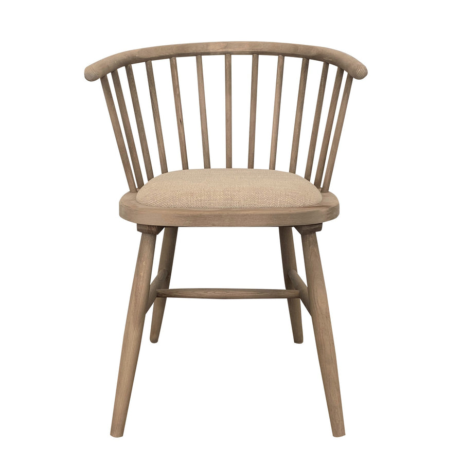 Round Curved Strip Back Dining Chair - OneWorld Collection