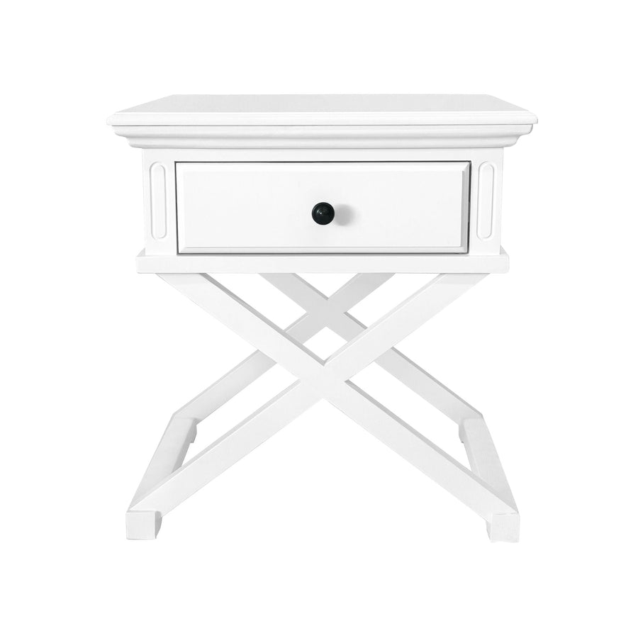 Sorrento White Side Table - OneWorld Collection