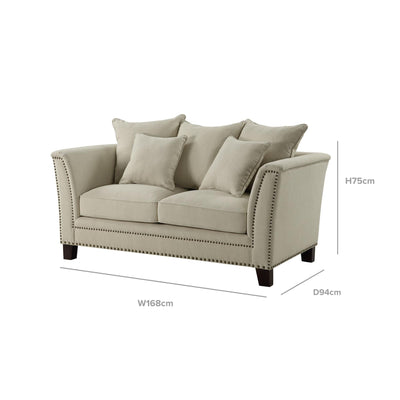 Manhattan 2 Seat Sofa Beige - OneWorld Collection