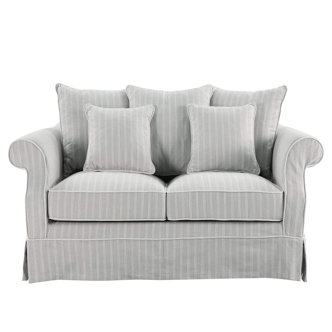 Avalon Hamptons 2 Seat Sofa Cloud Stripe