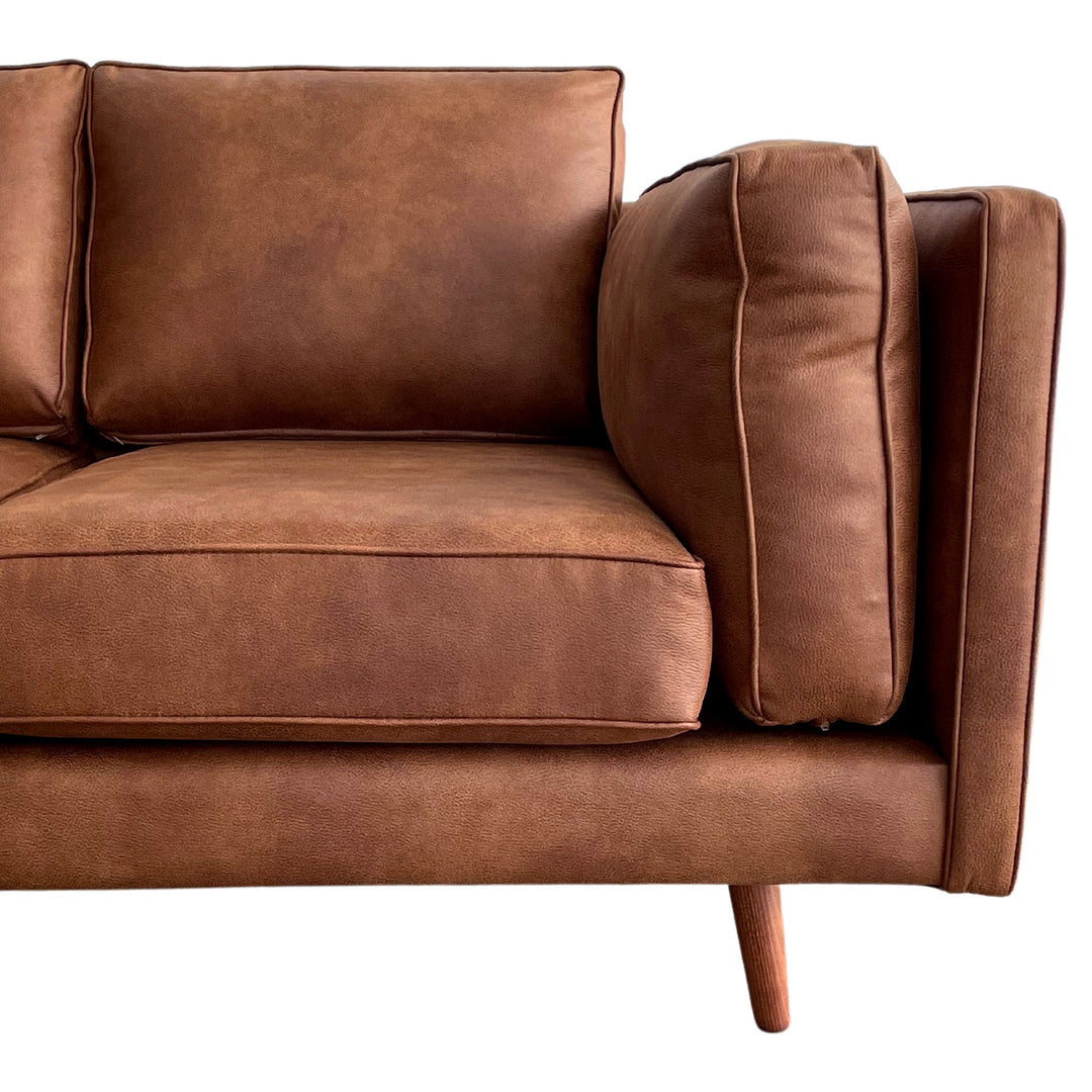 Lincoln 2 Seat Sofa in Tan - OneWorld Collection