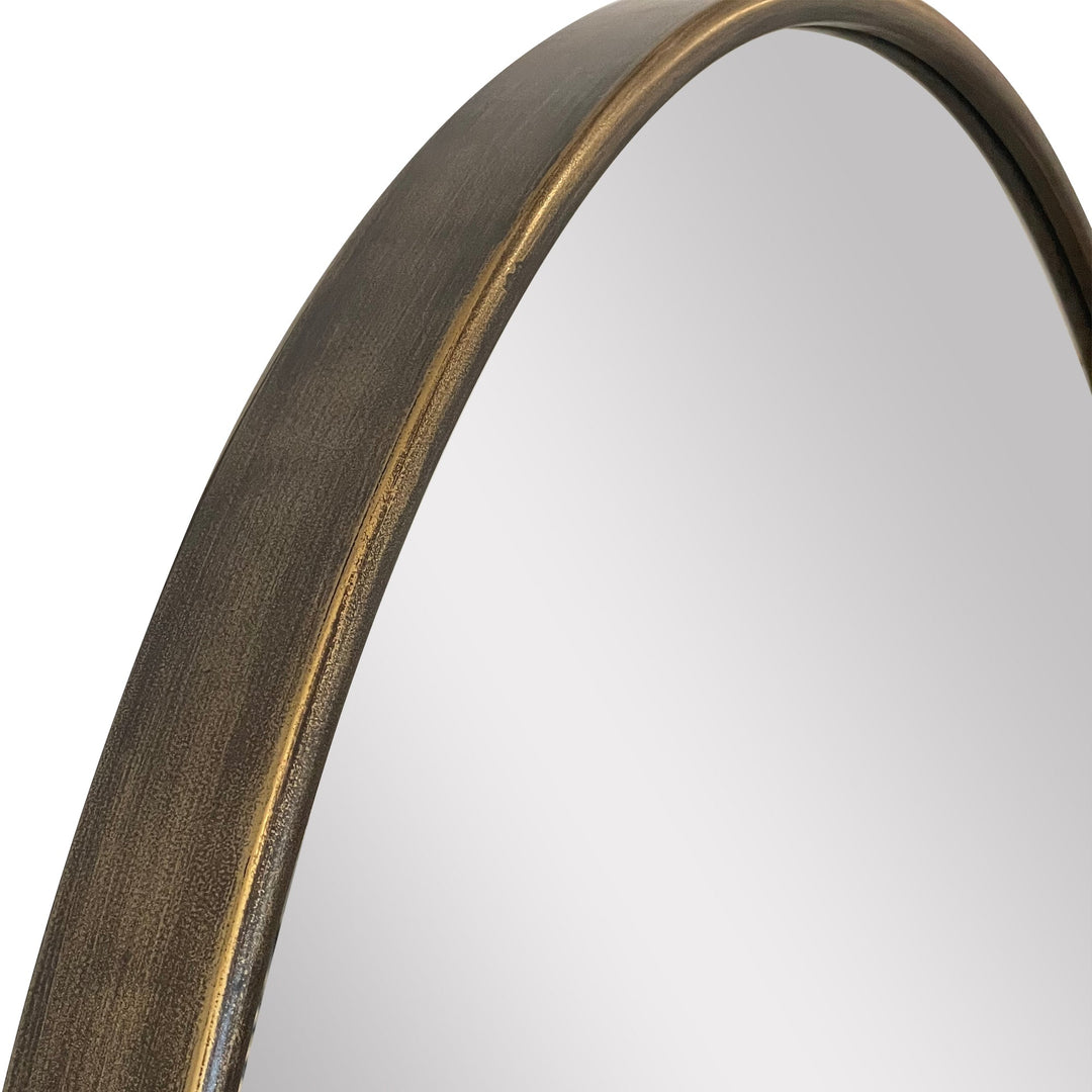 Veronica Brass Arched Mirror - OneWorld Collection