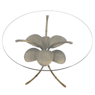 Amari Gold Leaf Side Table - OneWorld Collection