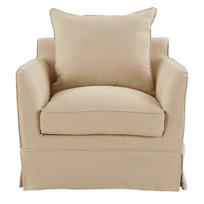 Armchair Slip Cover - Noosa Beige - OneWorld Collection