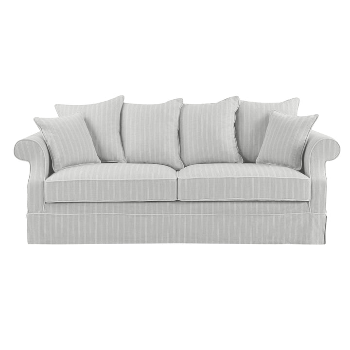 Avalon Hamptons 3 Seat Sofa Cloud Stripe