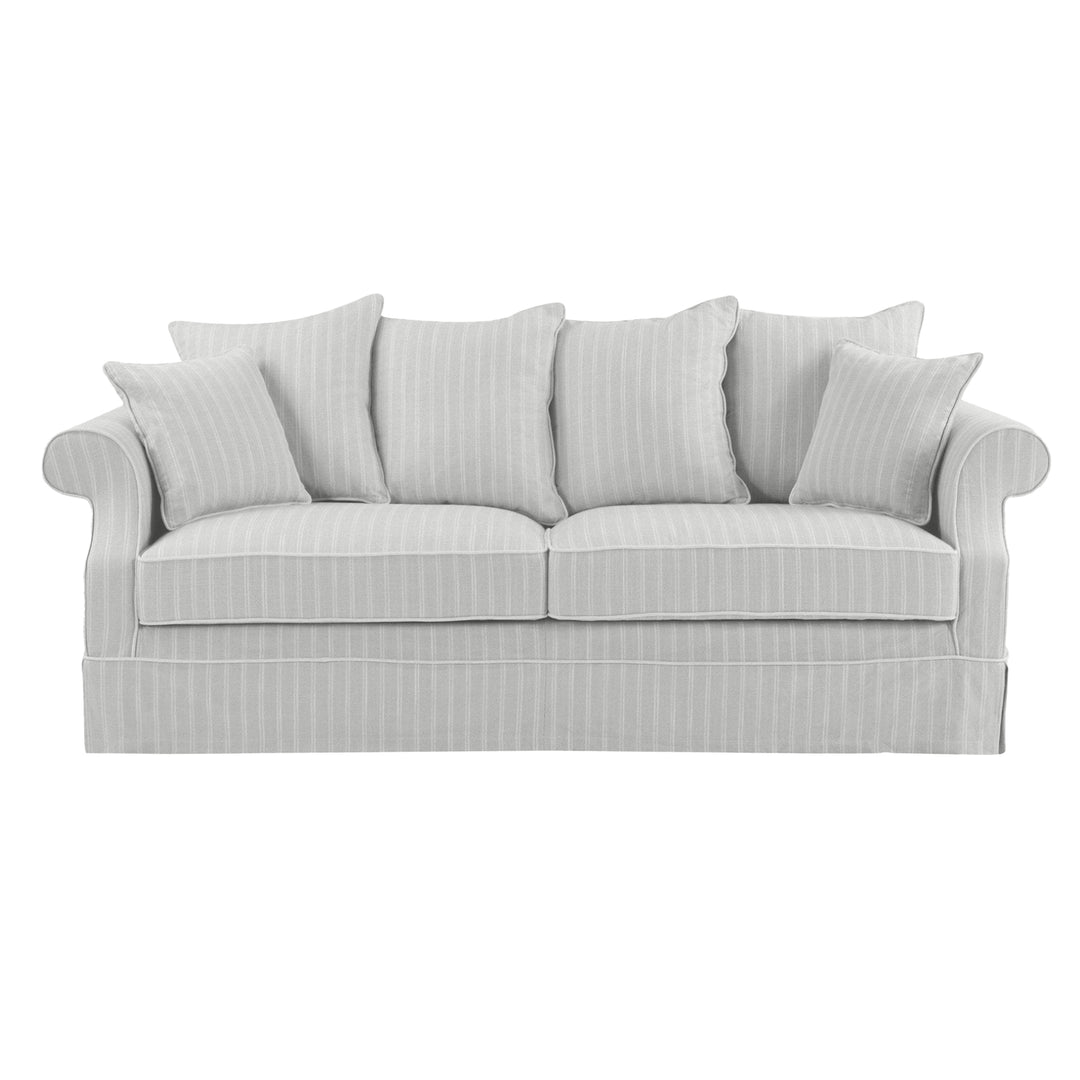 Slip Cover Only - Avalon Hamptons 3 Seat Sofa Cloud Stripe